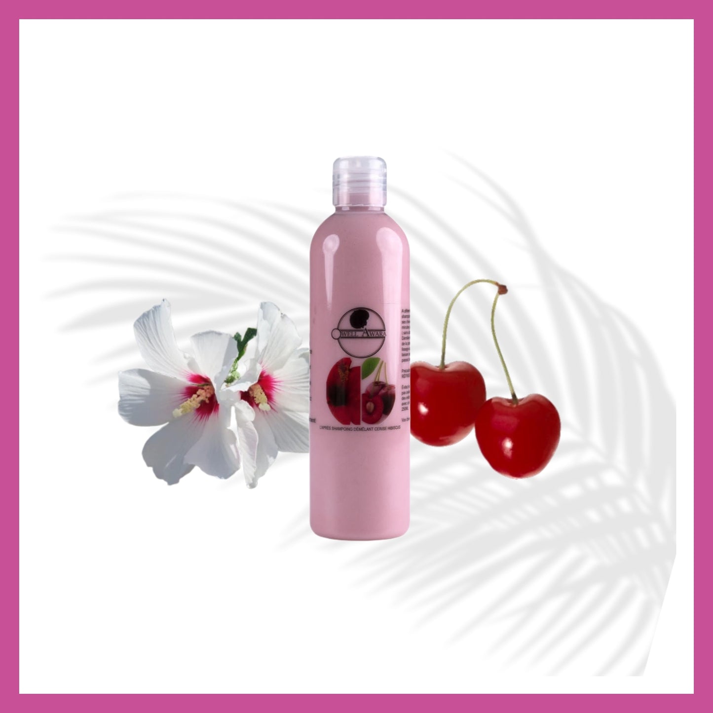 Apres shampoing demelant cerise hibiscus